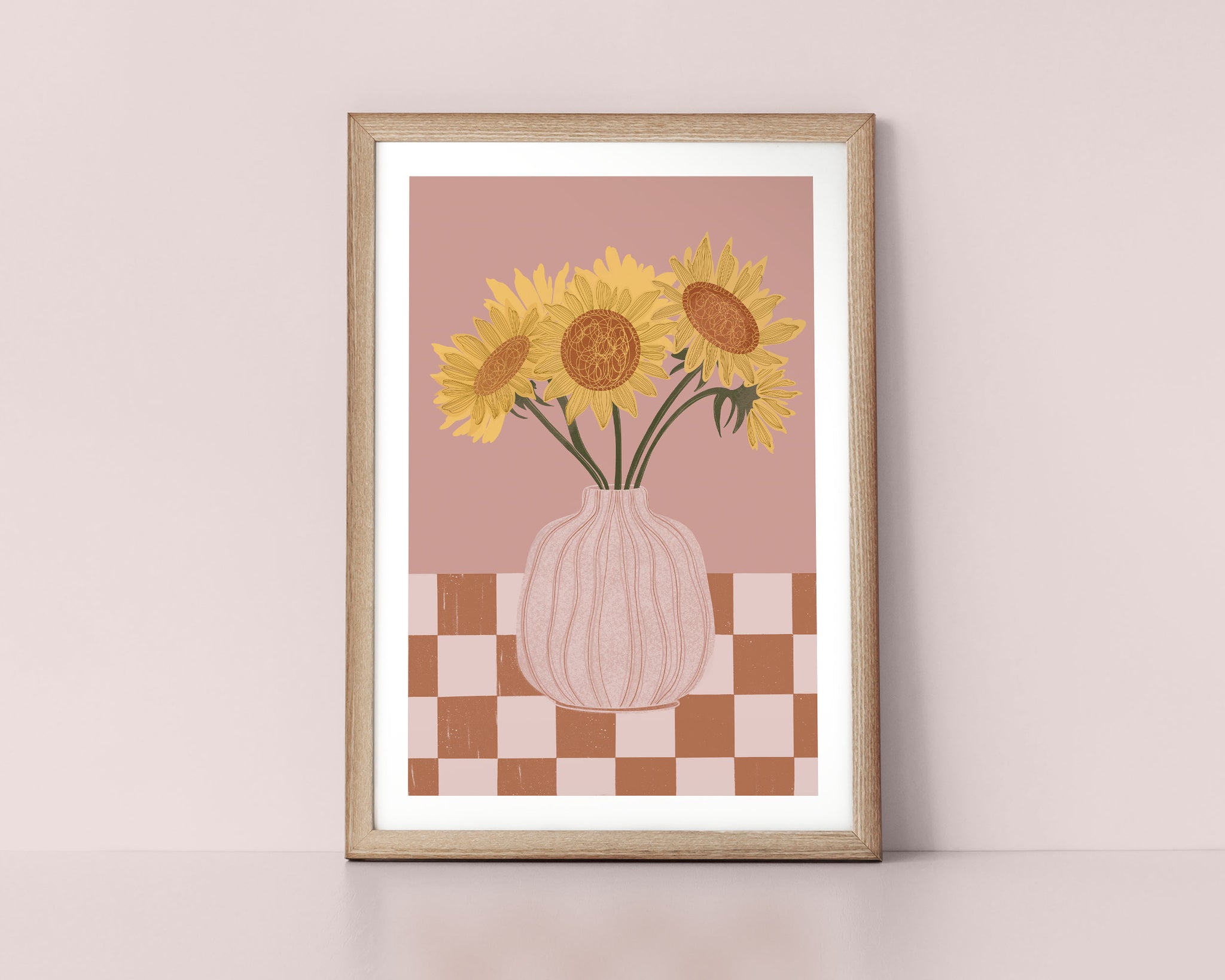 Warm Earthy Sunflowers