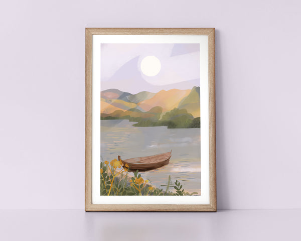 Calming Water Mountainscape