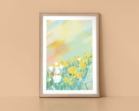 Spring Tulip Field