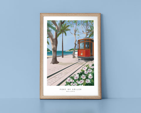 Port of Soller, Mallorca with title