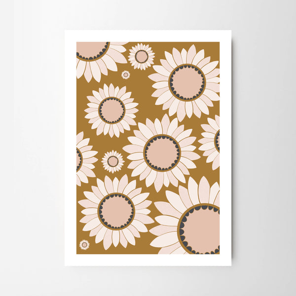 Autumn Sunflower Pattern - Tulip House Studio