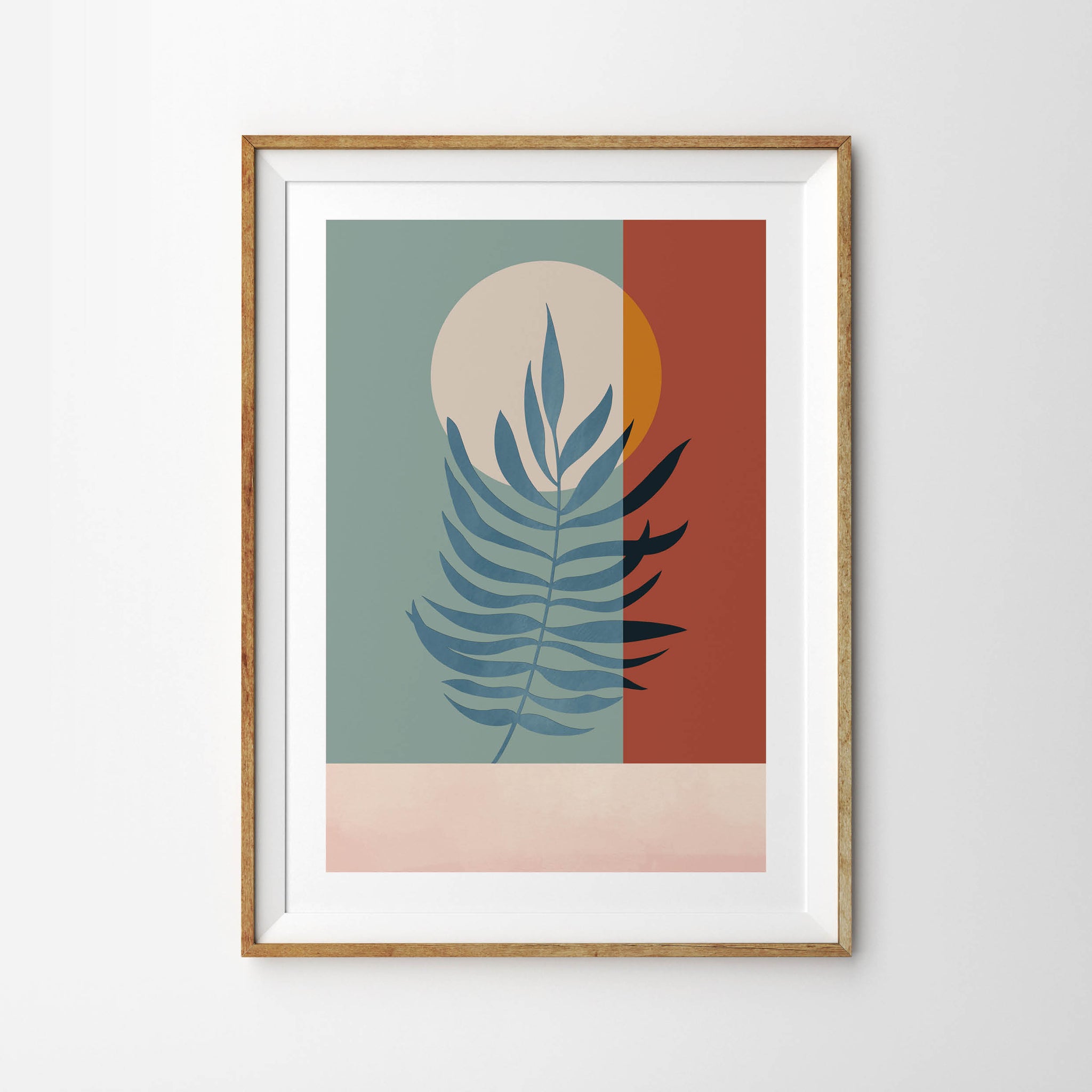 Rusty Palm Fern Leaf - Tulip House Studio