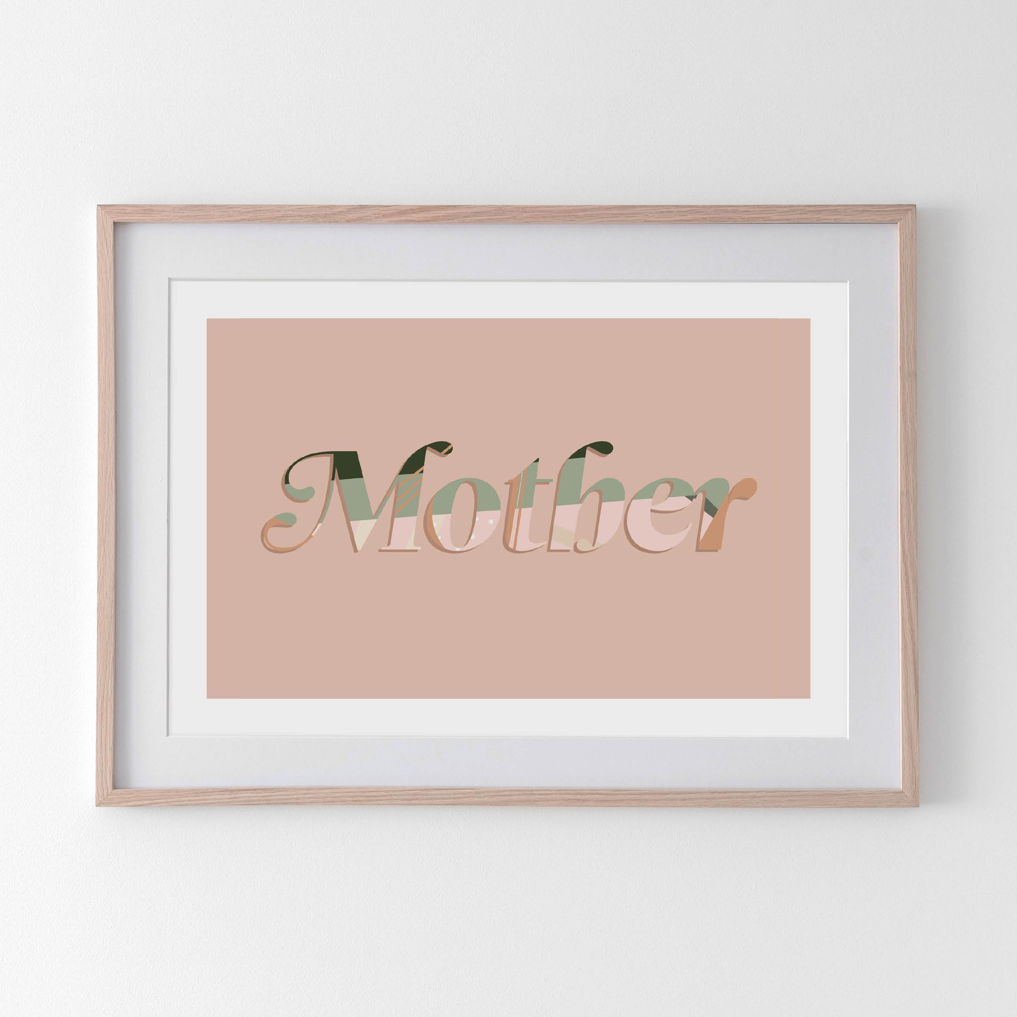Mother Abstract Texture - Tulip House Studio