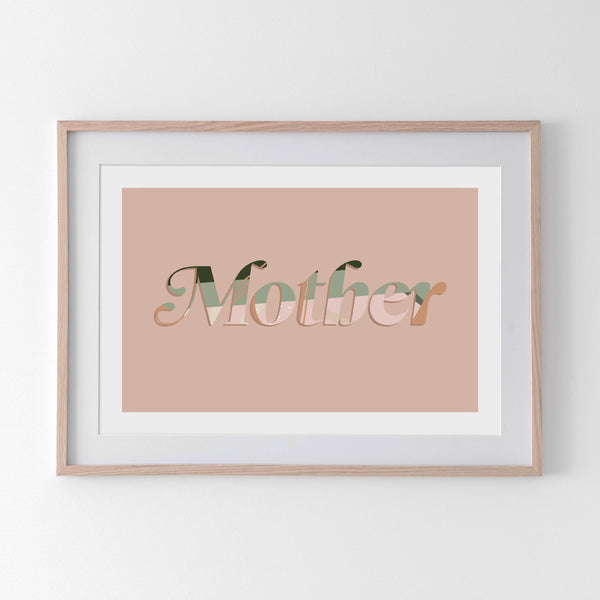 Mother Abstract Texture - Tulip House Studio