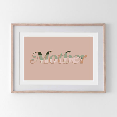 Mother Abstract Texture - Tulip House Studio
