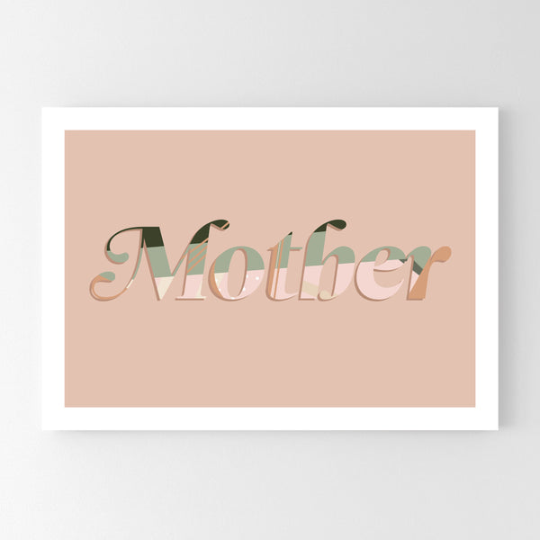 Mother Abstract Texture - Tulip House Studio