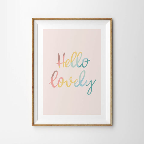 Hello Lovely - Tulip House Studio