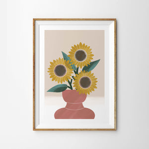 Late Summer Sunflowers - Tulip House Studio
