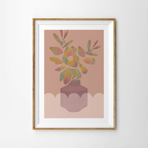 Autumn Leaves in Vase