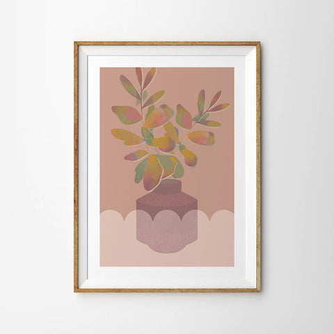 Autumn Leaves in Vase
