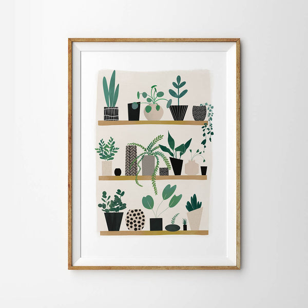 Monochrome Plant Shelfie