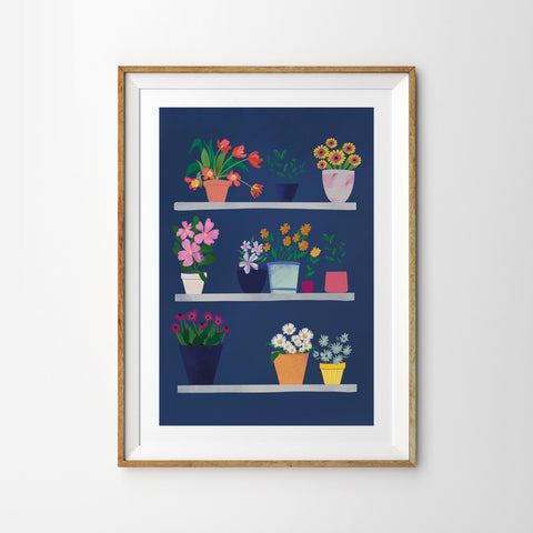 Colourful Flower Plant Shelfie
