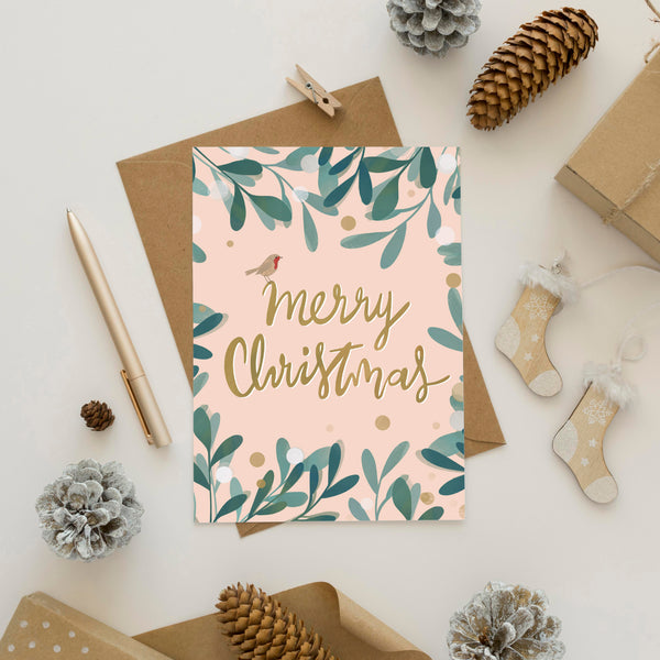 Box of 8 Festively Themed A6 Christmas Cards