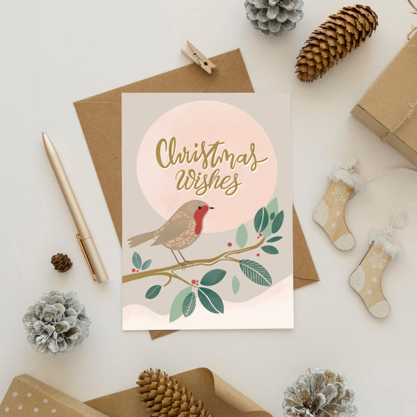 Box of 8 Festively Themed A6 Christmas Cards