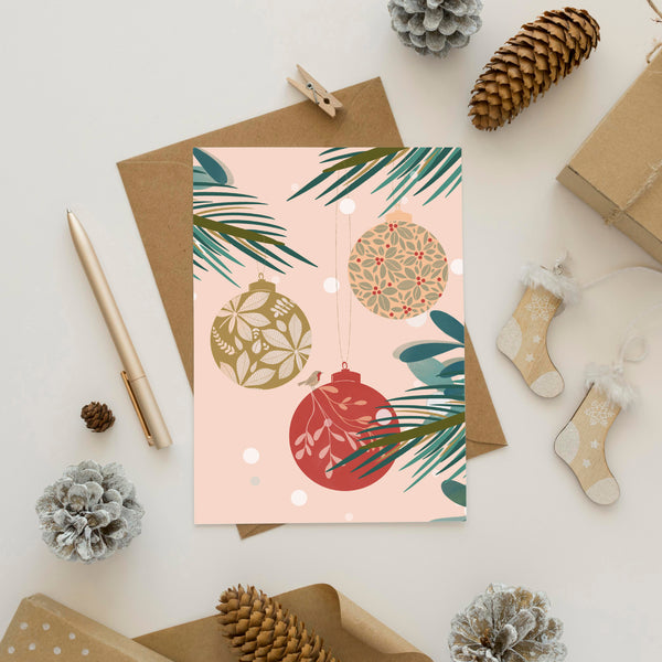 Box of 8 Festively Themed A6 Christmas Cards